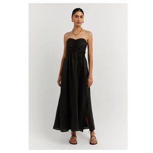 DISSH Strapless Linen Bonnie Dress